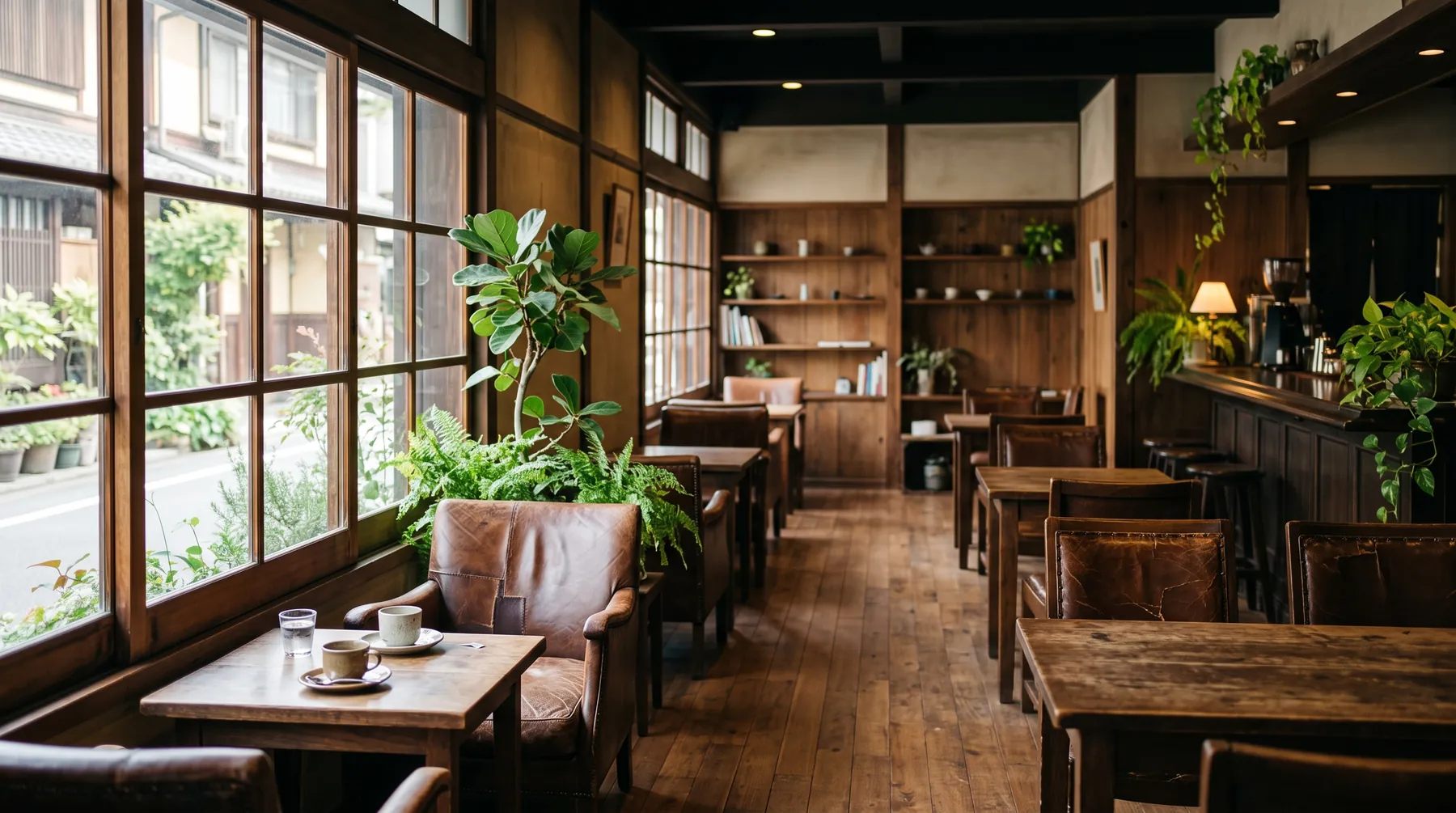 喫茶とまり木の店内